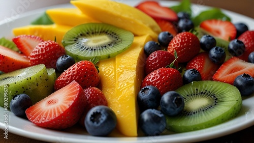 fruit salad in a bowl