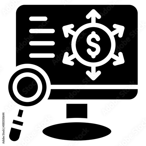 Expense Tracking Icons For Design Elements 