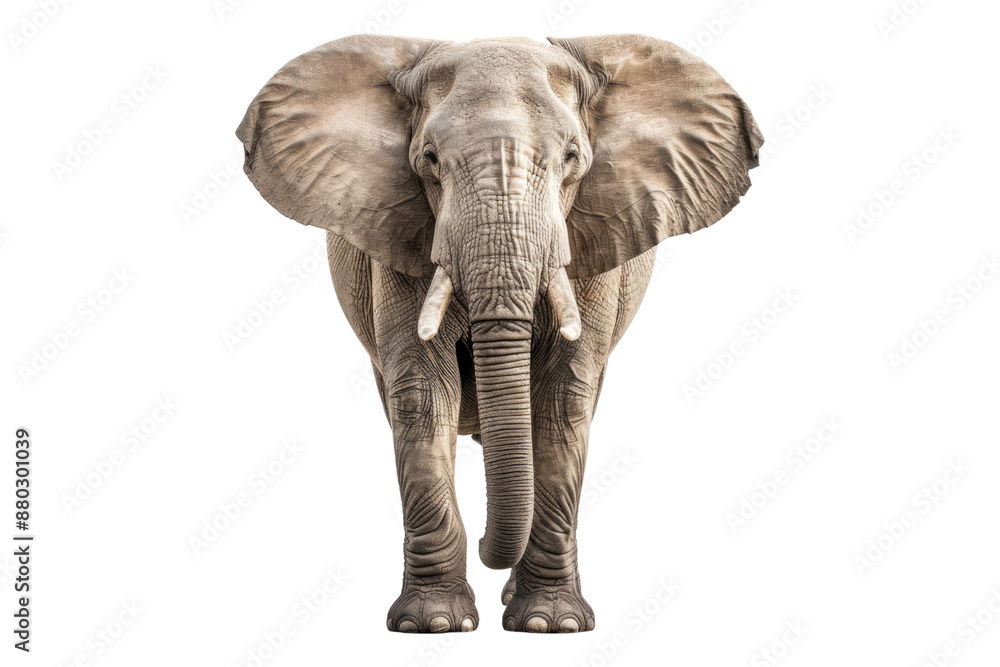 Obraz premium Elephant isolated on transparent background