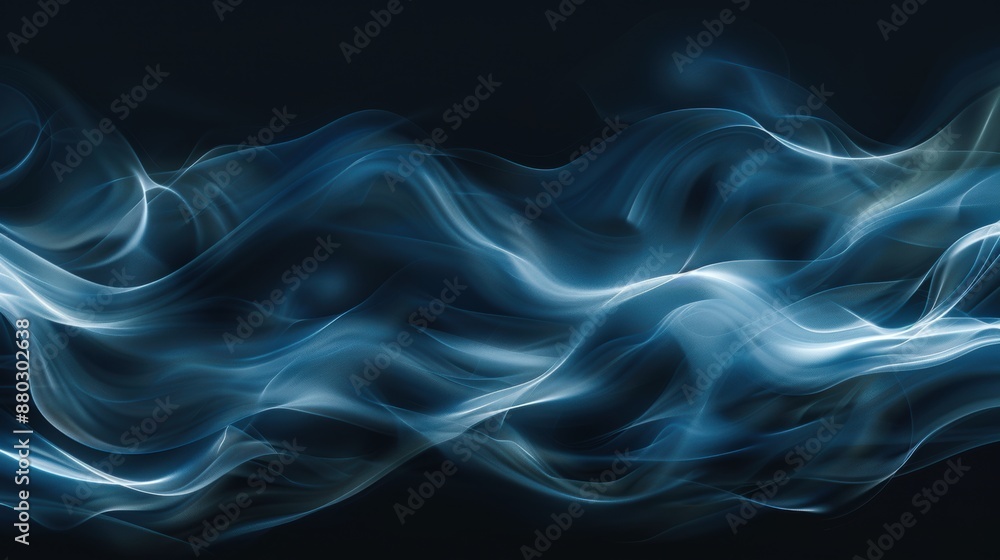 Light Blue Smoke Waves Light Blue Smoke Waves