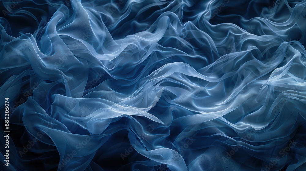 Obraz premium EtherealBlueFabric