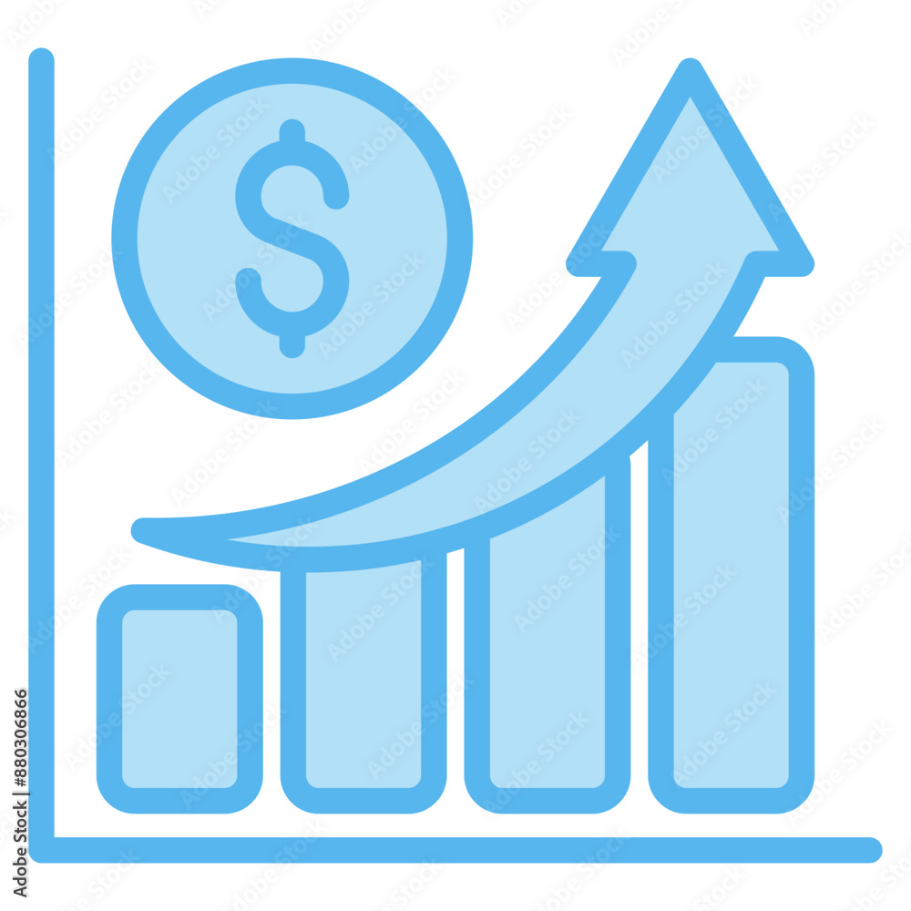Financial Graph Icons For Design Elements Financial Graph Icons For Design Elements