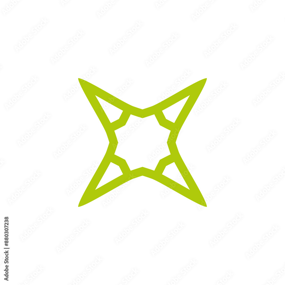 Initial Letter X with Arrows Right and Left Initial Letter X with Arrows Right and Left