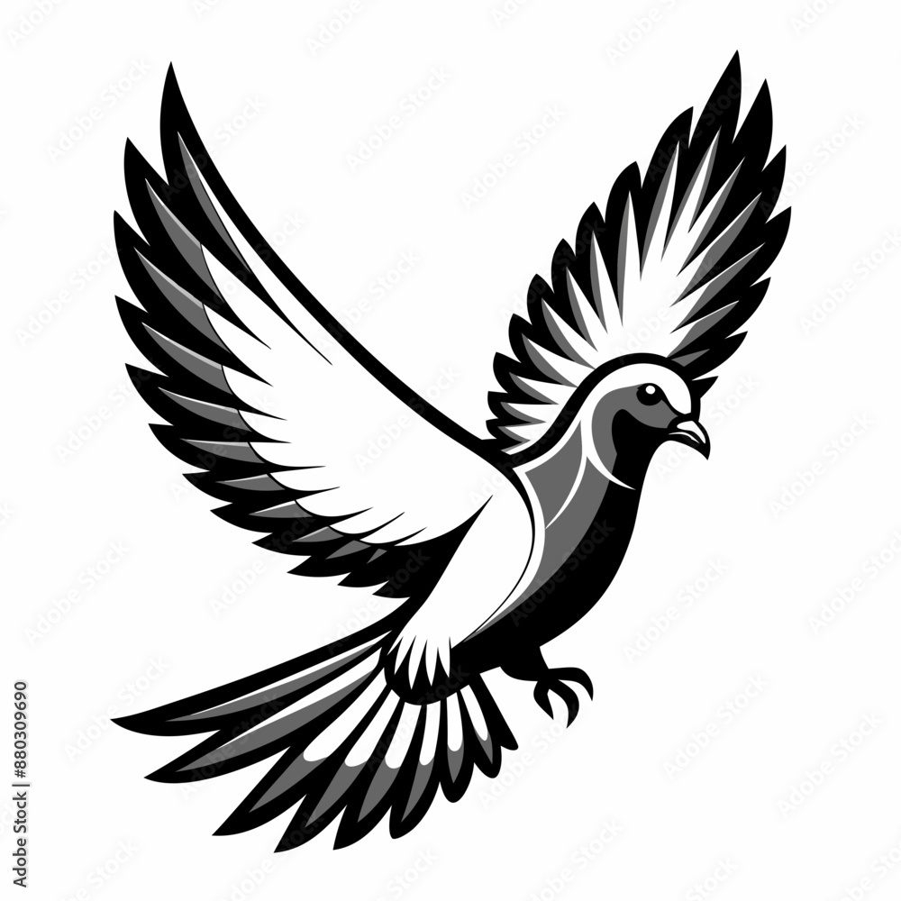 Obraz premium dove of peace vector