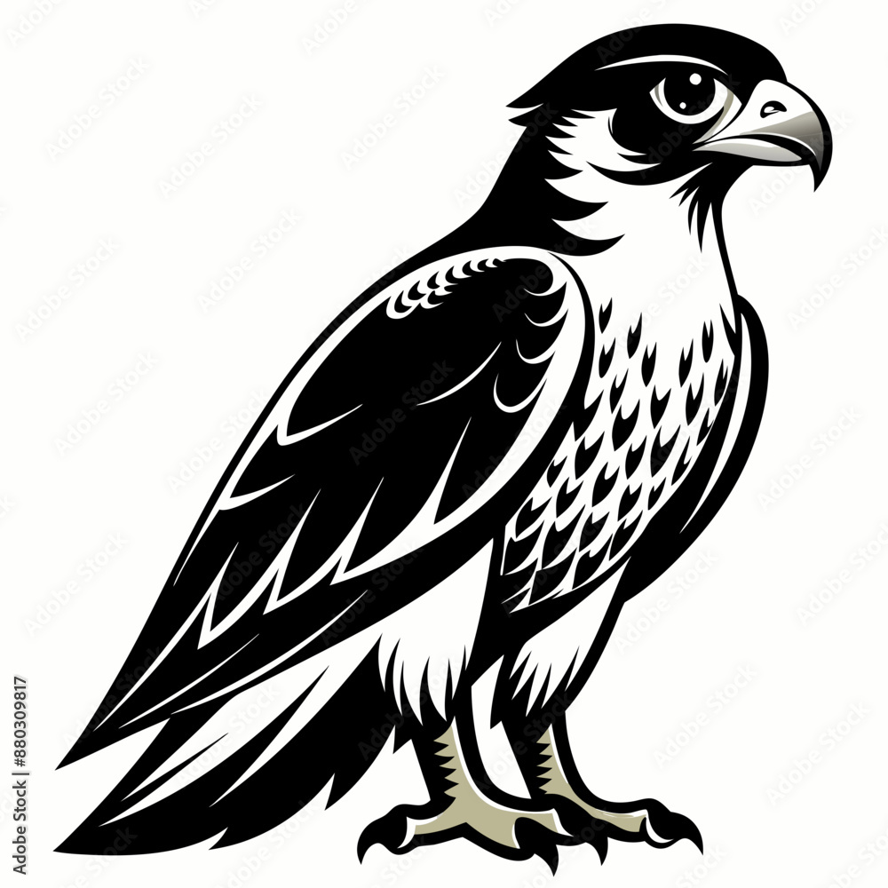 Fototapeta premium eagle isolated on white background