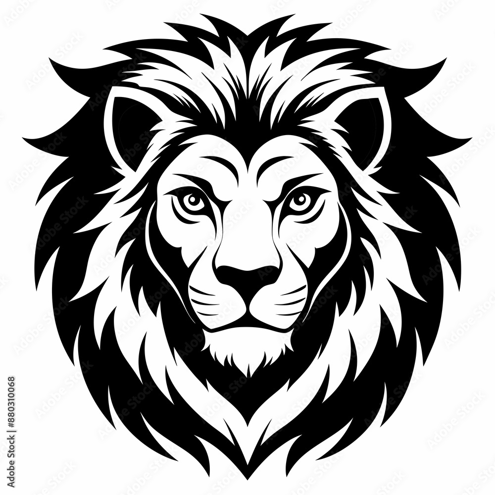 Obraz premium lion head illustration