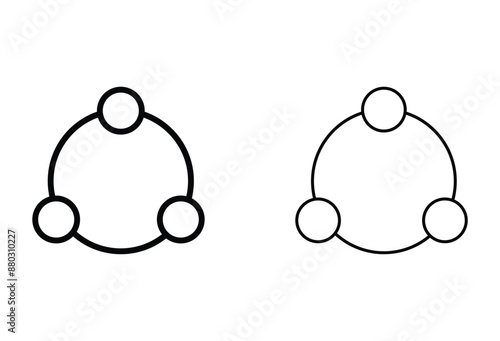 Share icon vector. Sharing sign and symbol. Share icon vector for web and mobile app. Vector illustration. Eps file 84.