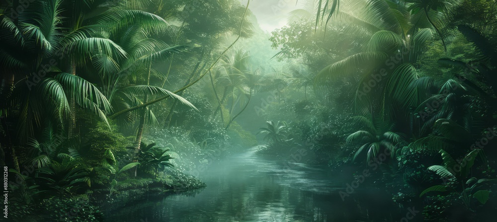 Ethereal Rainforest Stream: Hyper Realism Ethereal Rainforest Stream: Hyper Realism