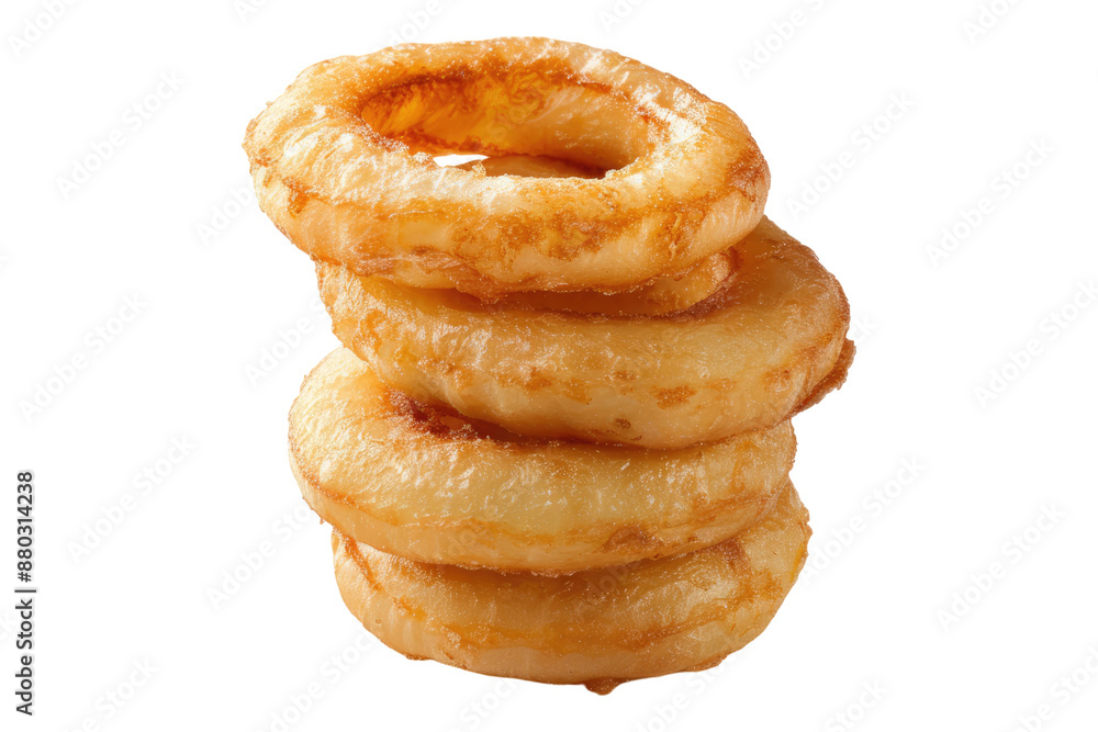 Onion ring isolated on transparent background Onion ring isolated on transparent background