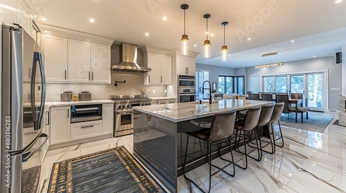 modern kitchen interior
