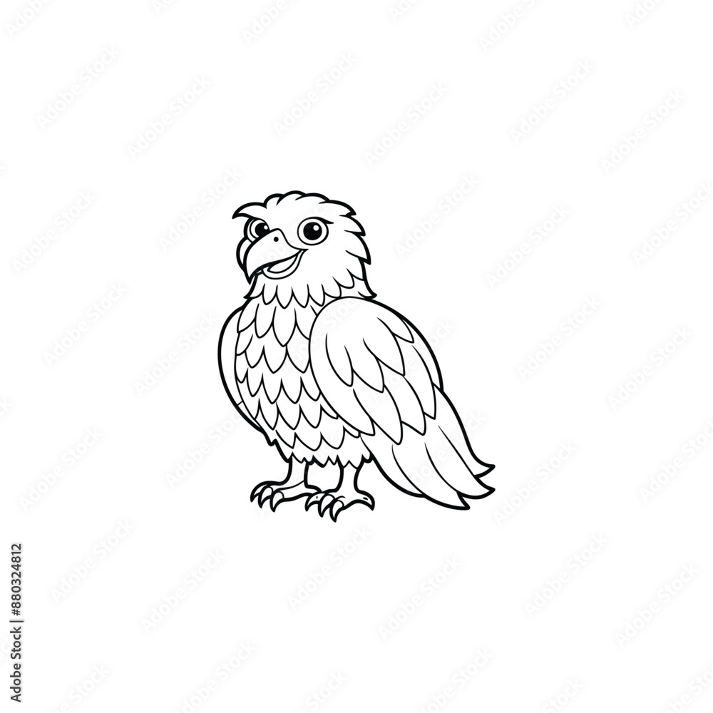 Egyptian Vulture bird icon vector Egyptian Vulture bird icon vector