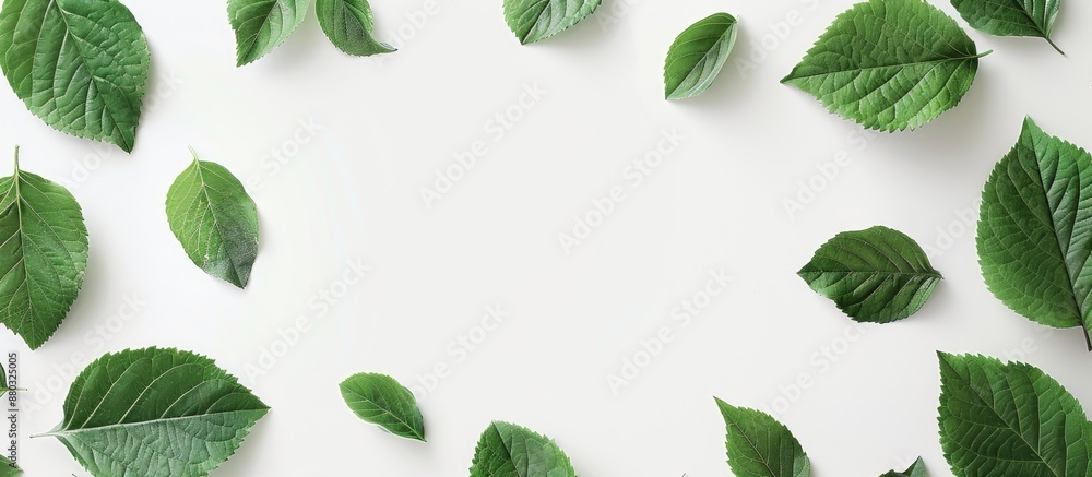 Leaf pattern against a plain white backdrop, providing ample copy space image. Leaf pattern against a plain white backdrop, providing ample copy space image.
