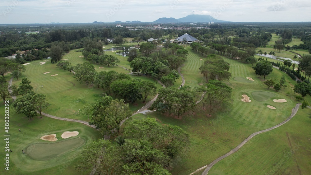 Kuching, Malaysia - July 11 2024: The Sarawak Golf Club Kuching, Malaysia - July 11 2024: The Sarawak Golf Club