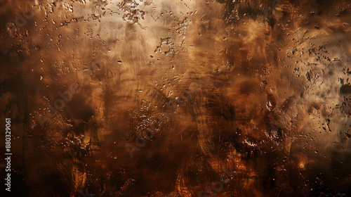 Plakat w ramie metal background, cooper backdrop, texture