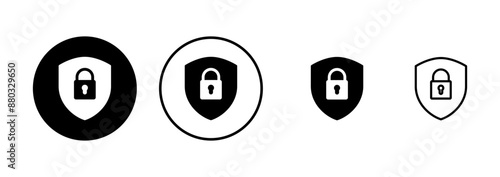 Security icon vector isolated on white background. protection icon. privacy. vpn