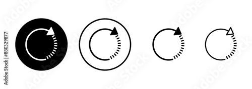 Refresh icon vector isolated on white background. Reload icon vector. Update icon. convert icon