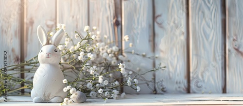 Easter bunny displayed on a...
