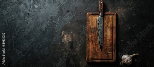 Top view of a cutting board...