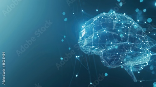 Digital Brain Network with Connected Nodes