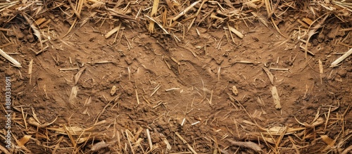 Copy space image of sawdust...