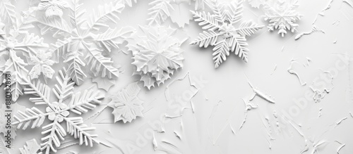 Abstract white textured pat...