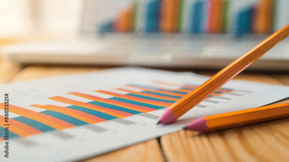 Fototapeta premium Create a marketing forecast to predict future trends and budget needs, Marketing Forecast