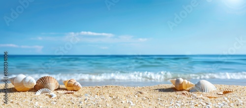 Golden sand decorated with ...