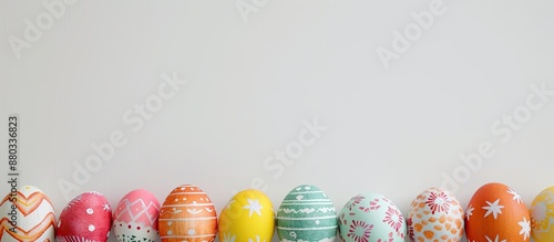 Lovely Easter eggs against ...