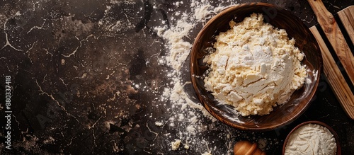 Food preparation for baking...