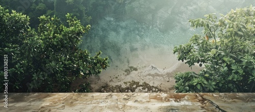 The wall texture resembles ...