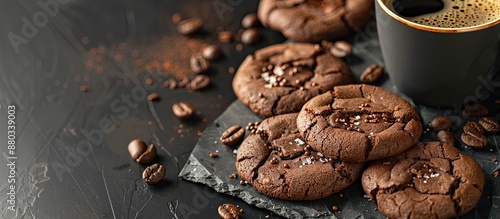 Chocolate cookies made at h...