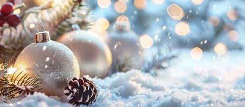 Selective focus on Christma...