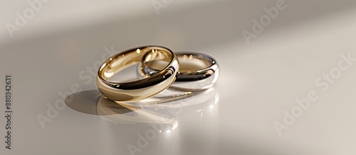 Elegant rings displayed on ...