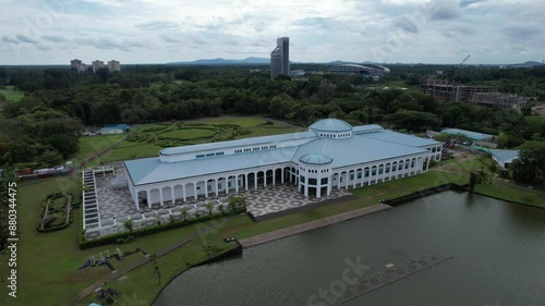 Kuching, Malaysia - July 11 2024: The State Stadiums of Kuching