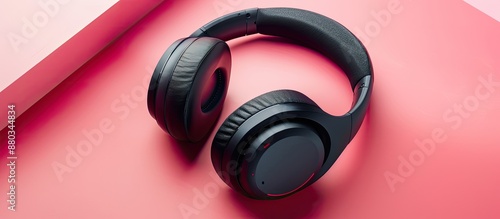 Top view of wireless headph...