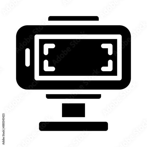selfie stick glyph icon