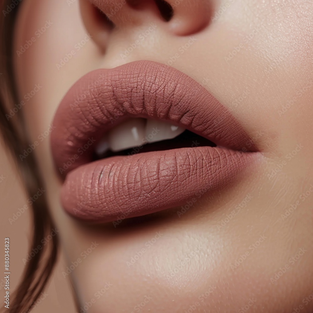 Fototapeta premium beautiful woman perfect lips