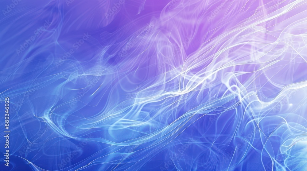 Abstract Swirling Smoke in Blue and Purple Hues Abstract Swirling Smoke in Blue and Purple Hues