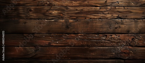 Background with a texture of brown wood ideal for adding text to the copy space image