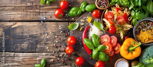 Healthy food concept with a...