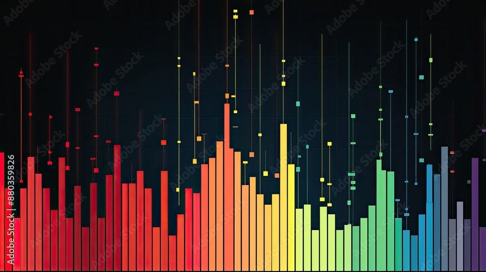 Stock market chart, Candlestick pattern Stock market chart, Candlestick pattern