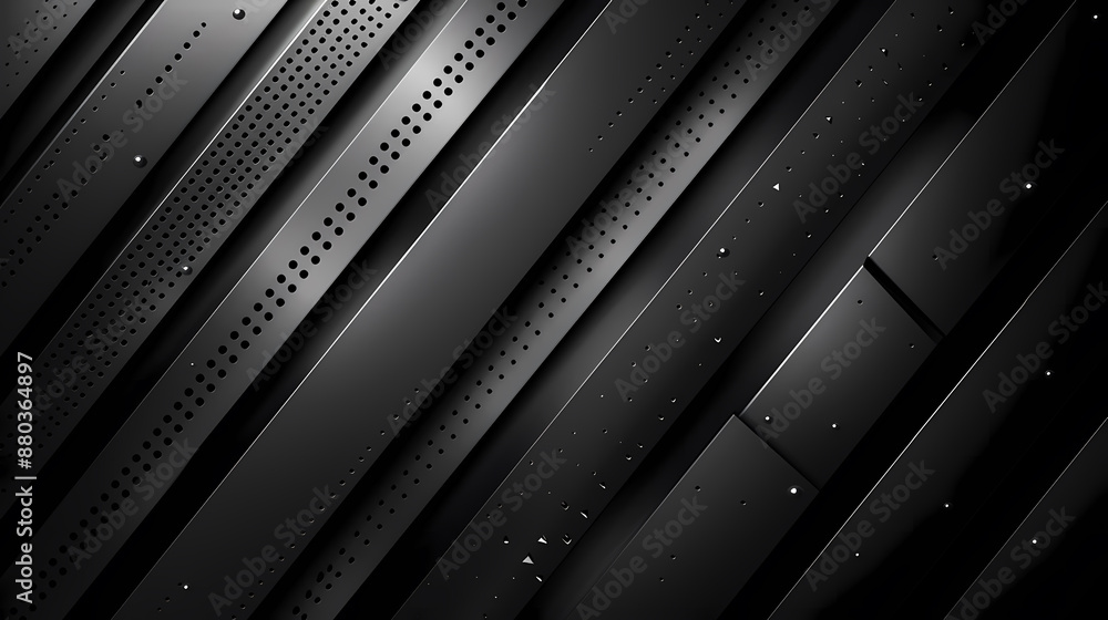 Modern abstract black metallic background with diagonal lines and geometric patterns. Modern abstract black metallic background with diagonal lines and geometric patterns.