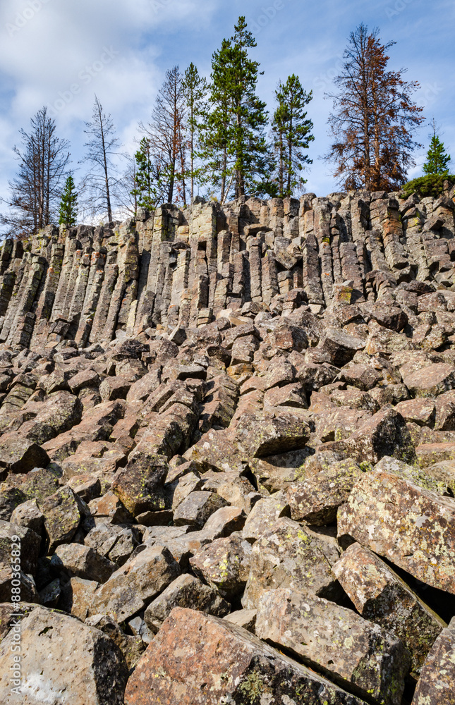 Fototapeta premium Sheepeater Cliffs at Yellowstone National Park