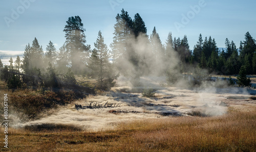 West Thumb Geyser Basin at Yellowstone National Park