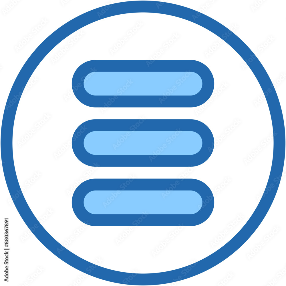 Vector Icon menu, Detail, interface, list, more Vector Icon menu, Detail, interface, list, more