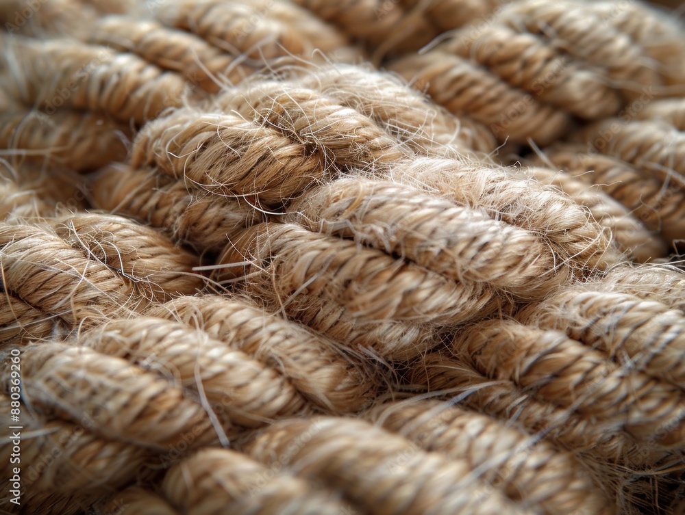 Close-up Texture of Woven Rope Close-up Texture of Woven Rope