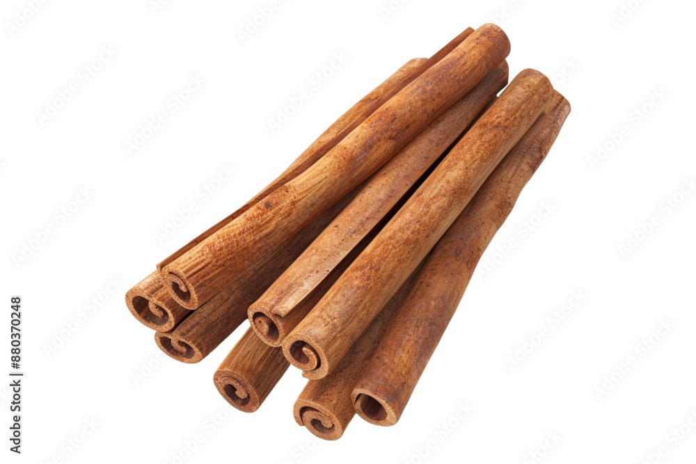 Cinnamon isolated on transparent background Cinnamon isolated on transparent background
