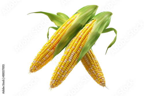 corn comb isolated on transparent background photo