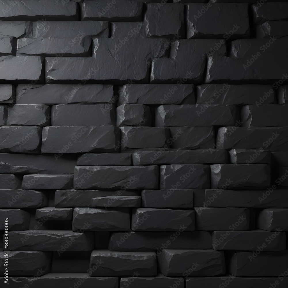 Black stone wall texture, background. Stone texture. Brick wall Black stone wall texture, background. Stone texture. Brick wall