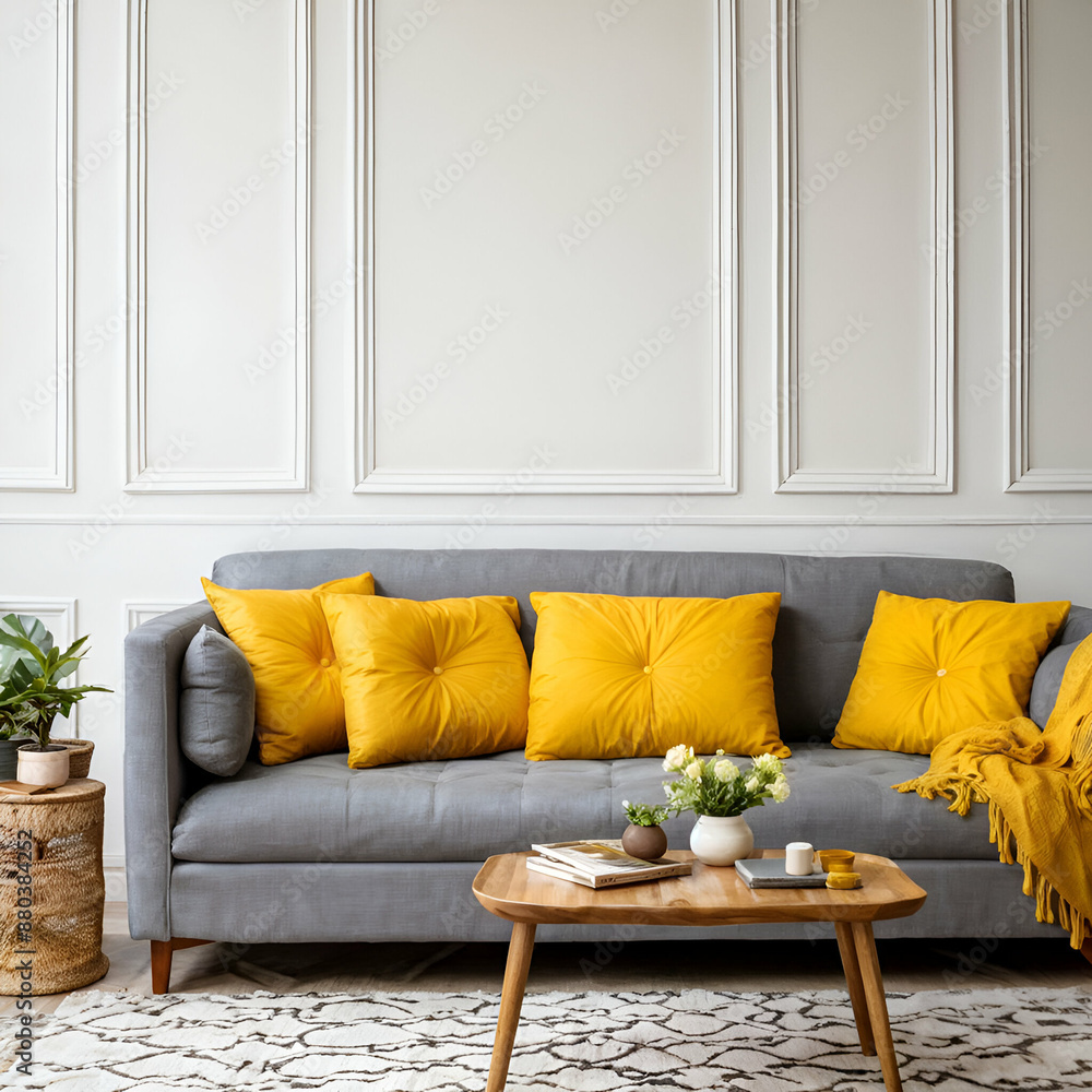 Fototapeta premium living room interior